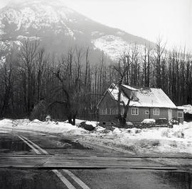 House in snow