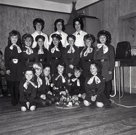 Group of Girl Guides or Brownies